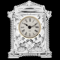 990/79400/8/57400/160-119  Часы хрустальные 16 см Crystal BOHEMIA