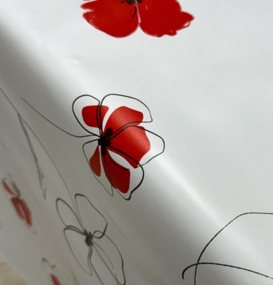 14384 Клеенка 140см, BORSA, Camelia, Фламенко