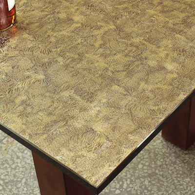 5239 Клеенка 80 см, Dasch, Table Mat, Велюр золото   