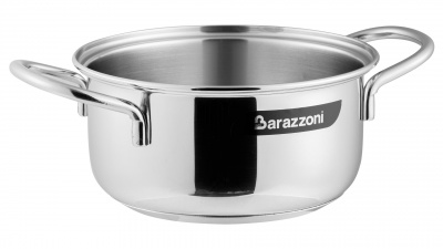 BRZ-266102014/266121014 Кастрюля 0,9 л индукция, нержавеющая сталь, Barazzonni, серия Bonita