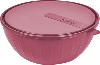 SE186811054 Салатник 5л с крышкой, Sugar&Spice, серия Vanilla, цвет брусника, пищевого пластика