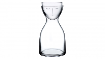 ND92547_1049889 Набор из кувшина и стакана Nude Glass Мистер и Миссис 2 предмета 850 мл, 150 мл, хрусталь