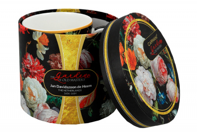 CAR2-840-9205 Кружка 0.4л, Carmani, декор "Натюрморт", Я. Де Хем, в подарочной упаковке.
