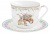 EL-R1182/SPBL Чайная пара:чашка 370мл с блюдцем 17см, Easy Life, Spring Bloom, декор пасхальный Кролики и цветы EL-R1182/SPBL Чайная пара:чашка 370мл с блюдцем 17см, Easy Life, Spring Bloom, декор пасхальный Кролики и цветы