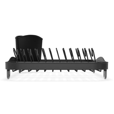 330065-040 Сушилка для посуды Sinkin, 28*14*35,5 см, черная