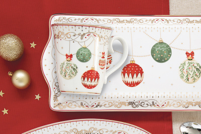EL-R1101/CEVE Кружка 275 мл, Easy Life, Christmas Eve, декор "Новогодние шары"