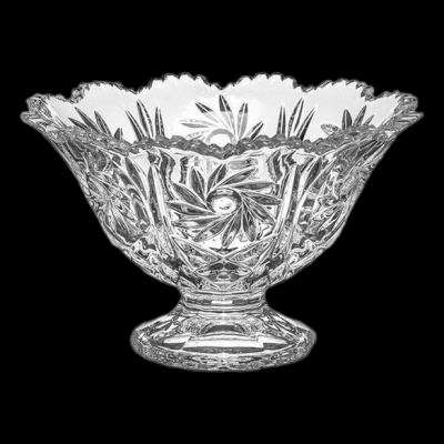 990/67023/0/26080/135 Салатник хрустальный 13,5см на ножке Crystal BOHEMIA, серия PINWHEEL