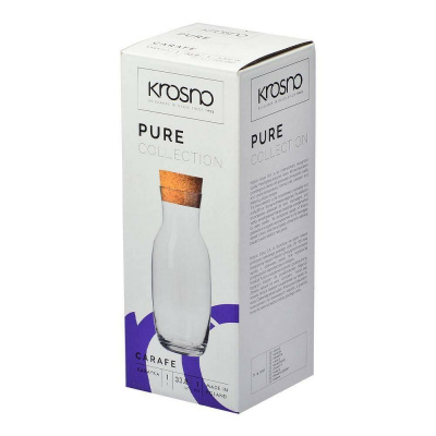 KRO-F597176100007000 Графин с пробкой Krosno Чистота 1 л